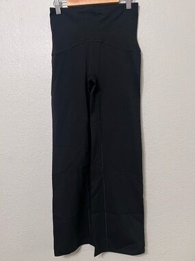 SPANX Size S Short Black Wide Leg Pants